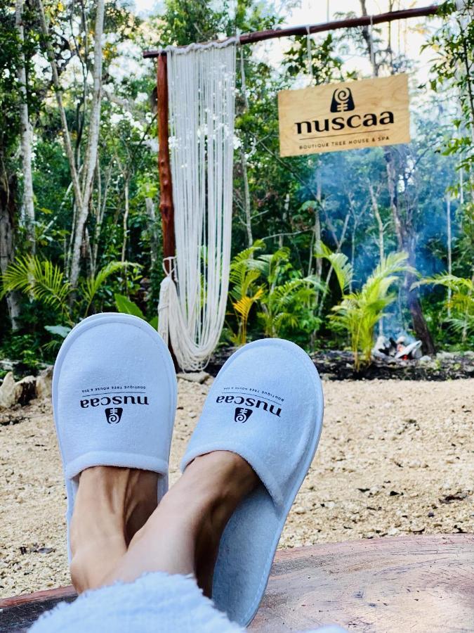 Nuscaa Boutique Tree House & Spa Hotel Puerto Morelos Kültér fotó
