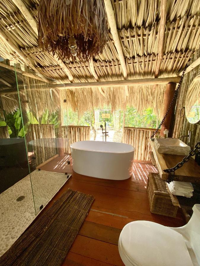 Nuscaa Boutique Tree House & Spa Hotel Puerto Morelos Kültér fotó