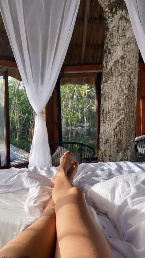 Nuscaa Boutique Tree House & Spa Hotel Puerto Morelos Kültér fotó